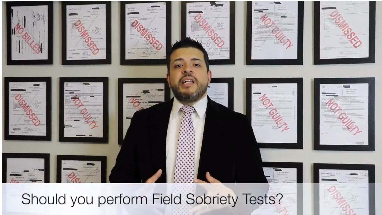 Should you do Field Sobriety Tests if asked by an Officer.