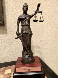 Best Houston DWI Lawyer Trial Warrior Award